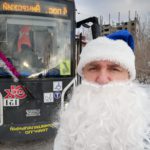 Водители электрического пассажирского транспорта дарят новогоднее настроение Омичам и гостям города